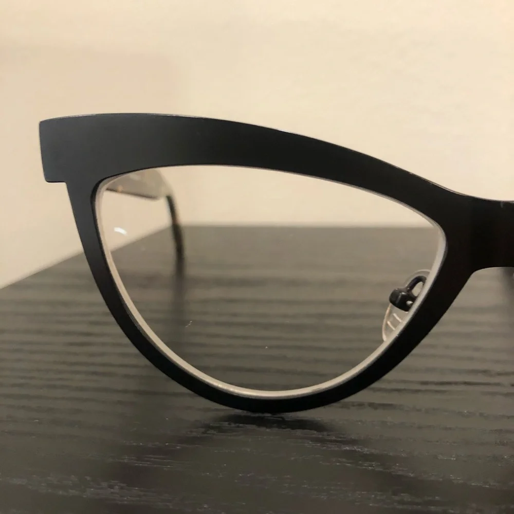Women’s Black Cat-eye Eyeglasses by See Handmade in USA